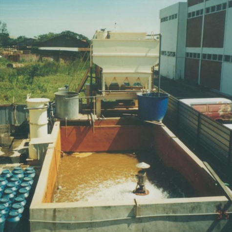 Alvo do tratamento: águas residuais de fábricas de alimentos enlatados